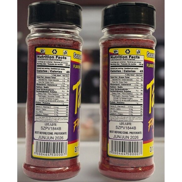 2x Takis Fuego Chilli Powder Seasoning 2x Polvo Chilito Sasonador Takis Fuego - Picture 2 of 5